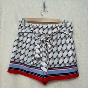 Forever 21 High Waist Geometric Patterned Shorts